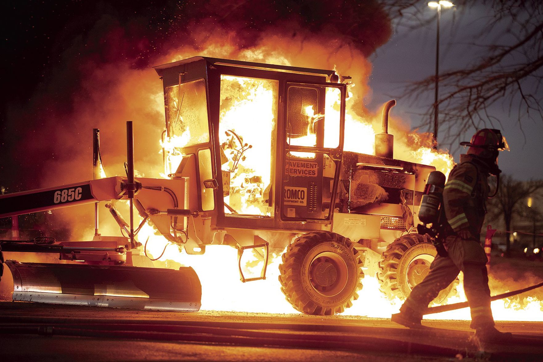 Sam's Club Fire